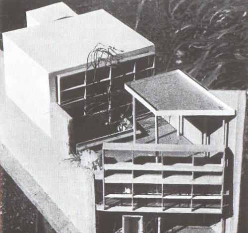 overview of the villa of la plata by Le Corbusier
